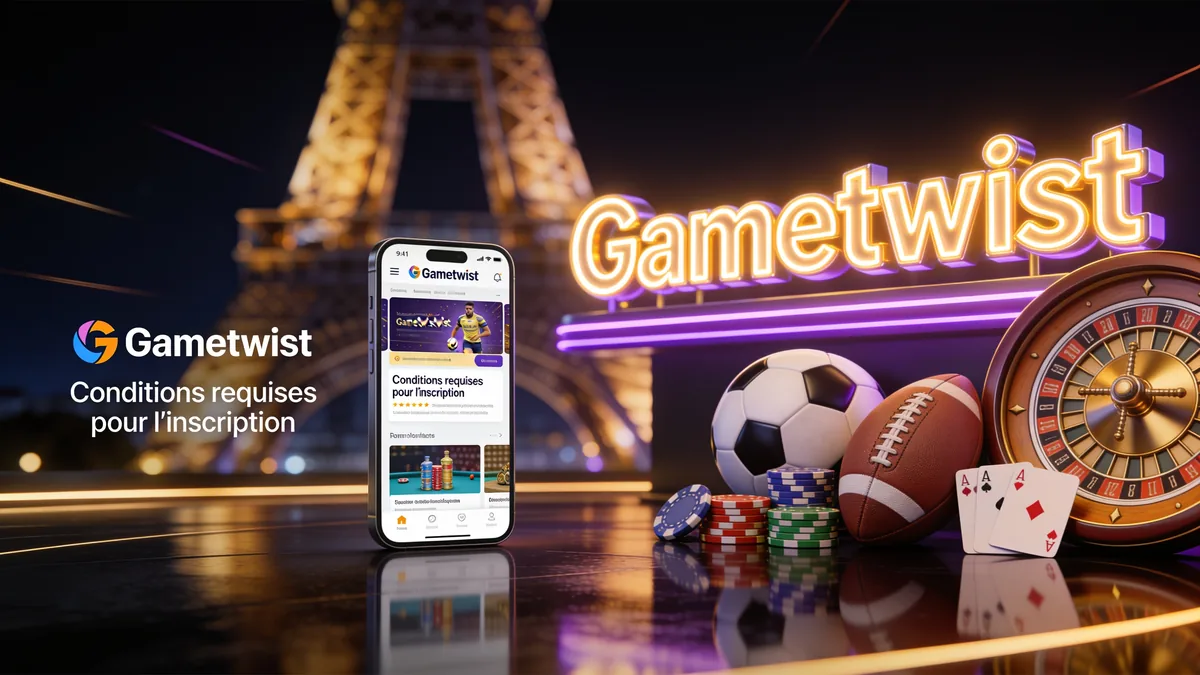 Conditions requises pour l'inscription — gametwist casino en France